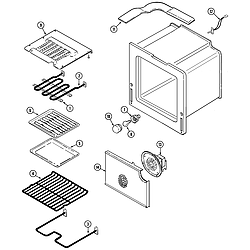 CWE9030BCB Range Oven Parts diagram